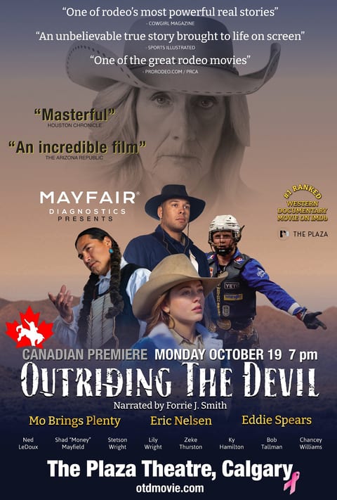 Calgary Premiere of Rodeo Documentary "Outriding the Devil"